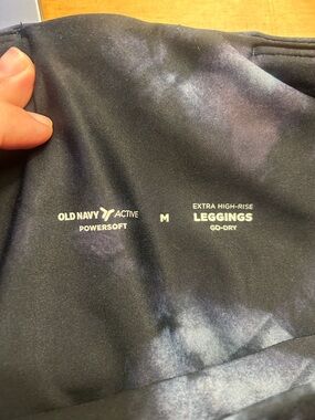 Old Navy Black Active High-Rise Powersoft Leggings